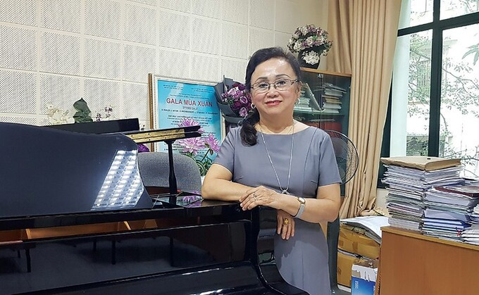 GS. NSND Trần Bạch Thu Hà là con gái đầu của NSND, Nhà giáo nhân dân Thái Thị Liên và nhà cách mạng Trần Ngọc Danh. Ảnh: internet