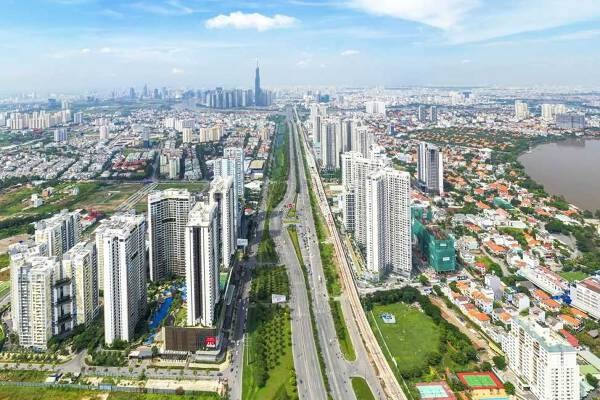 Doanh thu từ bất động sản tại TP. HCM tăng mạnh. Ảnh minh họa