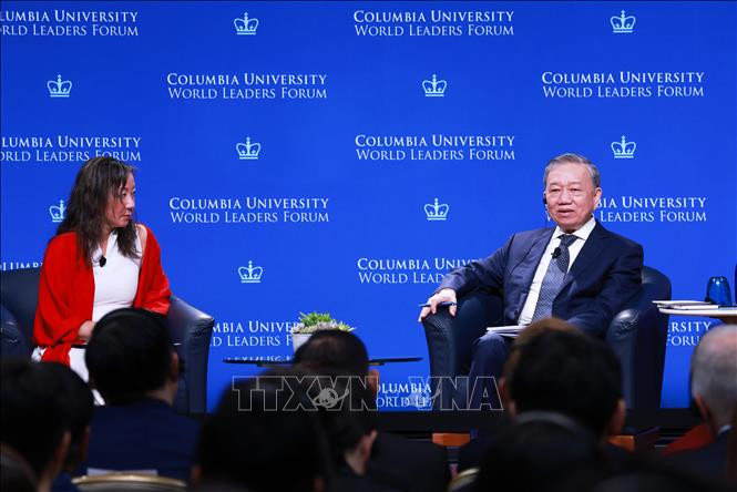 Tổng Bí thư, Chủ tịch nước Tô Lâm thăm và phát biểu chính sách tại Đại học Columbia- Ảnh 3. Tổng Bí thư, Chủ tịch nước Tô Lâm thăm và phát biểu chính sách tại Đại học Columbia- Ảnh 3.