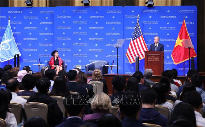 Tổng Bí thư, Chủ tịch nước Tô Lâm thăm và phát biểu chính sách tại Đại học Columbia- Ảnh 2. Tổng Bí thư, Chủ tịch nước Tô Lâm thăm và phát biểu chính sách tại Đại học Columbia- Ảnh 2.