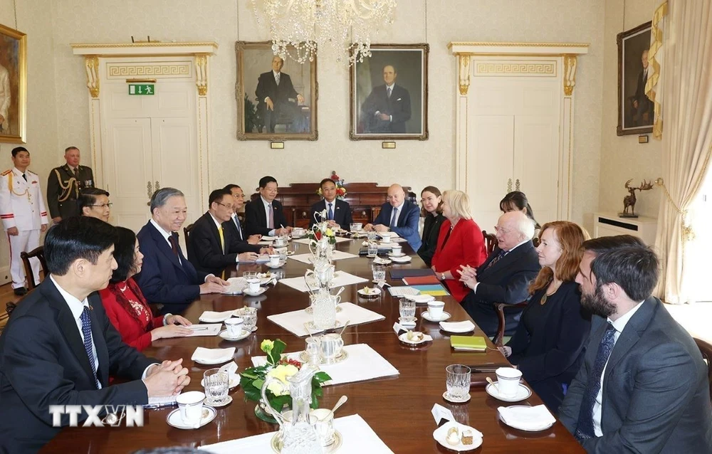 Tuyên bố chung về tăng cường quan hệ đối tác giữa Việt Nam và Ireland- Ảnh 1. Tuyên bố chung về tăng cường quan hệ đối tác giữa Việt Nam và Ireland- Ảnh 1.