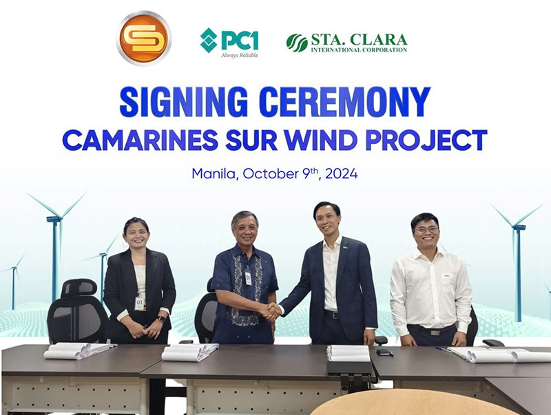 Tập đoàn PC1 thực hiện tổng thầu nhà máy điện gió 58,5MW tại Philippines