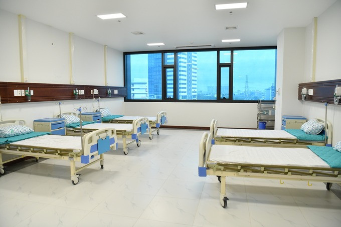 Mỗi giường bệnh đều được trang bị hệ thống chuông báo gọi