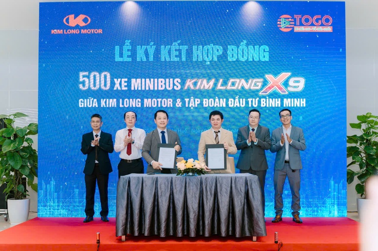 Kim Long Motor sẽ cung cấp 500 xe KimLong X9 cho Tập đoàn Bình Minh- Ảnh 1.