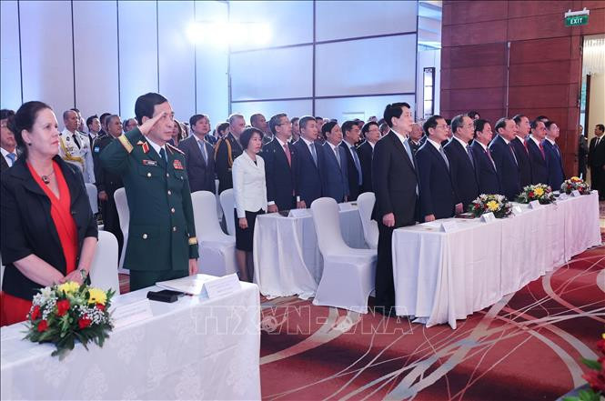Chủ tịch nước dự lễ kỷ niệm ngày thành lập Quân đội nhân dân Việt Nam tại Chile- Ảnh 1. Chủ tịch nước dự lễ kỷ niệm ngày thành lập Quân đội nhân dân Việt Nam tại Chile- Ảnh 1.