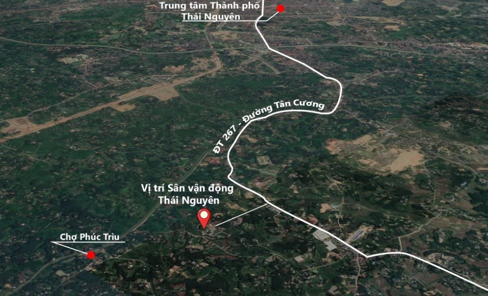 Sân vận động Thái Nguyên sắp về đích: Vốn đầu tư hơn 500 tỷ, lớn nhất khu vực Trung du và miền núi phía Bắc