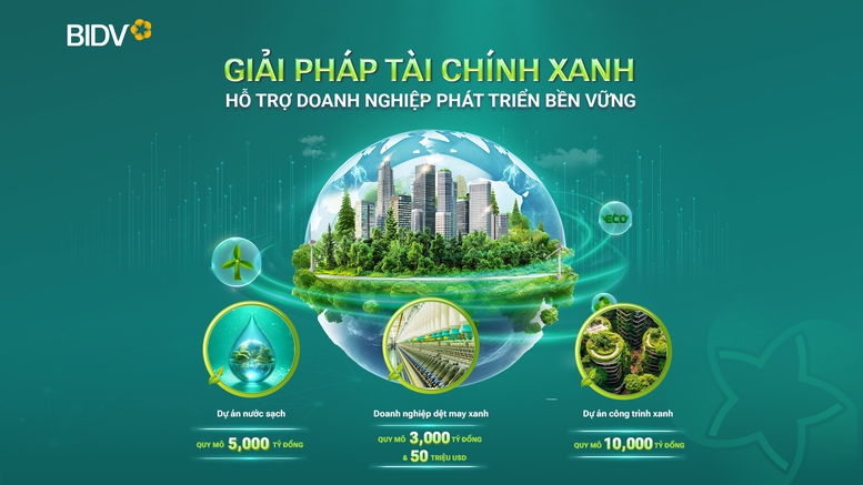 BIDV dành gói tín dụng xanh hơn 19.000 tỷ đồng cho DN- Ảnh 1. BIDV dành gói tín dụng xanh hơn 19.000 tỷ đồng cho DN- Ảnh 1.