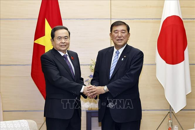 Chủ tịch Quốc hội Trần Thanh Mẫn hội kiến Thủ tướng Nhật Bản Ishiba Shigeru- Ảnh 1. Chủ tịch Quốc hội Trần Thanh Mẫn hội kiến Thủ tướng Nhật Bản Ishiba Shigeru- Ảnh 1.