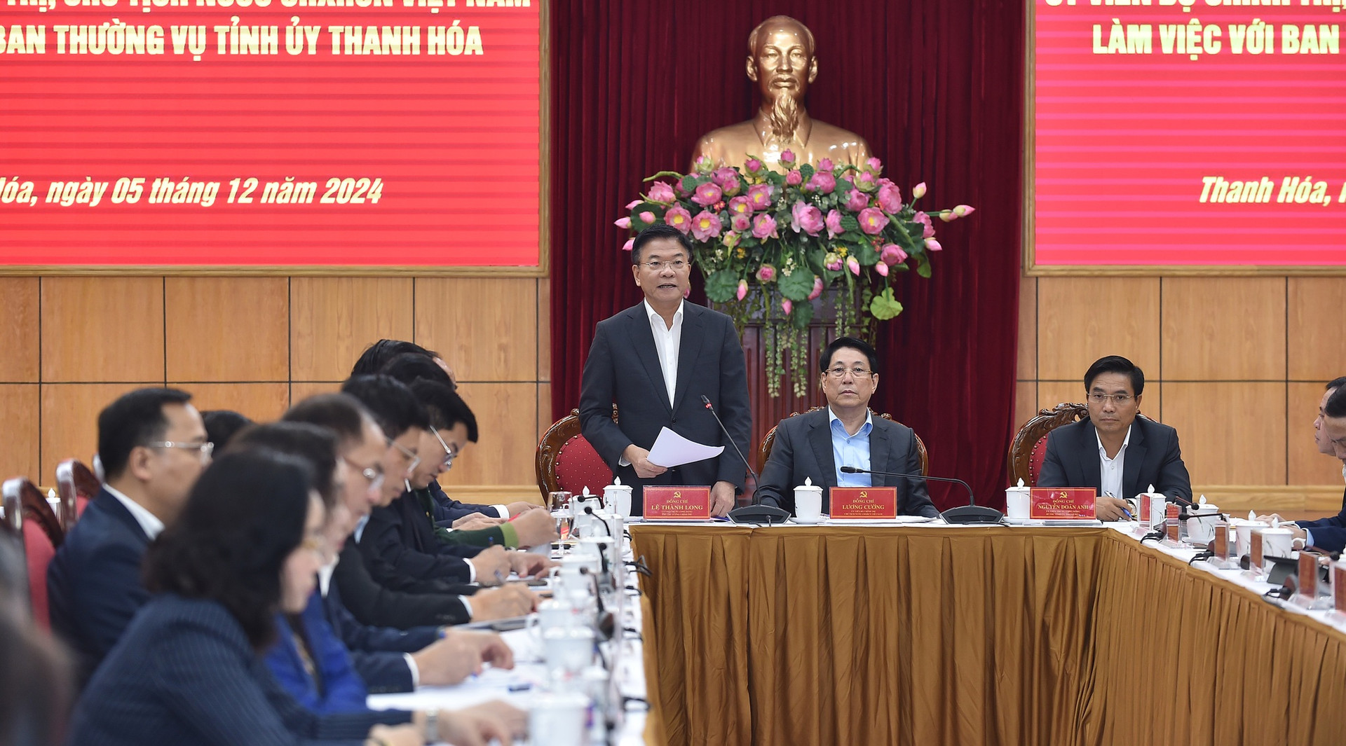 Tạo nền tảng vững chắc cho tỉnh Thanh Hóa phát triển nhanh và bền vững, cùng cả nước tiến vào kỷ nguyên mới- Ảnh 4.