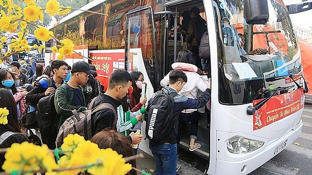 7.500 công nhân tại một doanh nghiệp ở Bình Dương được hỗ trợ 100% chi phí vé xe về quê đón Tết