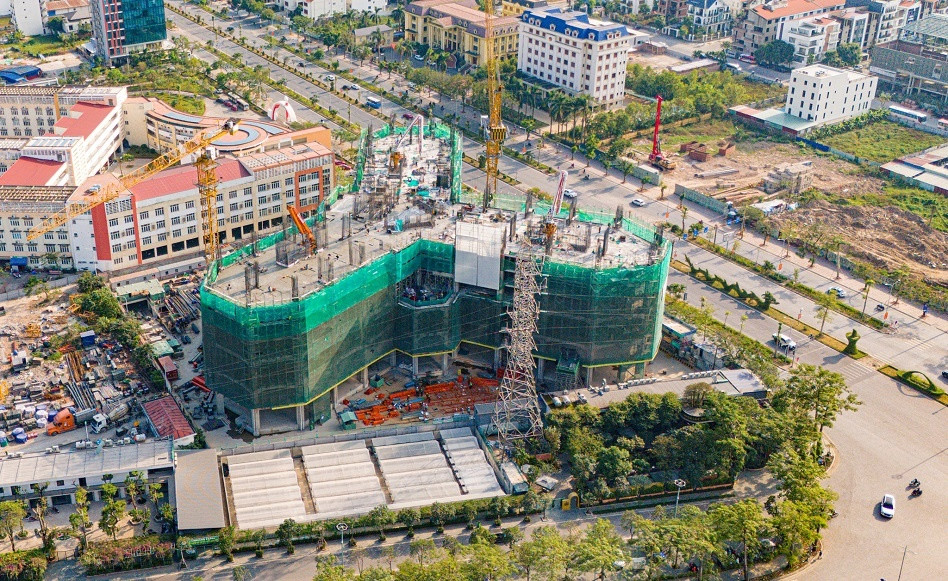 Tòa nhà chọc trời cao thứ 2 tại ‘trùm’ cảng biển miền Bắc: Tựa cánh hoa phượng bừng nở với thiết kế đạt tỷ lệ vàng
