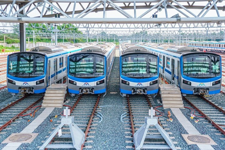 Từ hôm nay (ngày 22/12), tuyến Metro số 1 Bến Thành - Suối Tiên chính thức vận hành. Nguồn ảnh: VTC Từ hôm nay (ngày 22/12), tuyến Metro số 1 Bến Thành - Suối Tiên chính thức vận hành. Nguồn ảnh: VTC