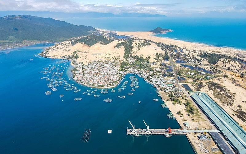 Khu kinh tế Vân Phong. Nguồn ảnh: Bộ Xây dựng Khu kinh tế Vân Phong. Nguồn ảnh: Bộ Xây dựng