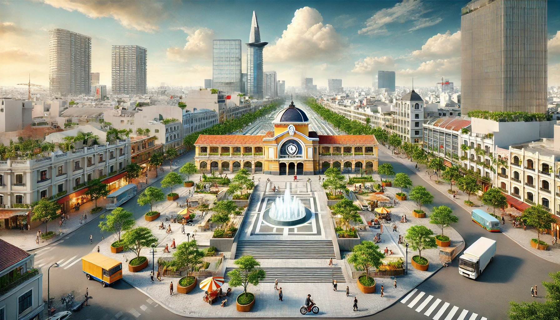 Việt Nam sẽ quy hoạch một khu vực giống như Quảng trường Thời Đại của Mỹ- Ảnh 2. Việt Nam sẽ quy hoạch một khu vực giống như Quảng trường Thời Đại của Mỹ- Ảnh 2.