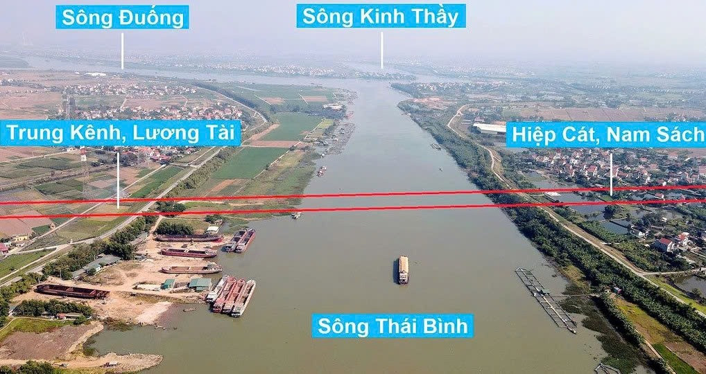 Sắp khởi công cây cầu hơn 2.100 tỷ kết nối 2 tỉnh thuộc vùng Thủ đô- Ảnh 2. Sắp khởi công cây cầu hơn 2.100 tỷ kết nối 2 tỉnh thuộc vùng Thủ đô- Ảnh 2.