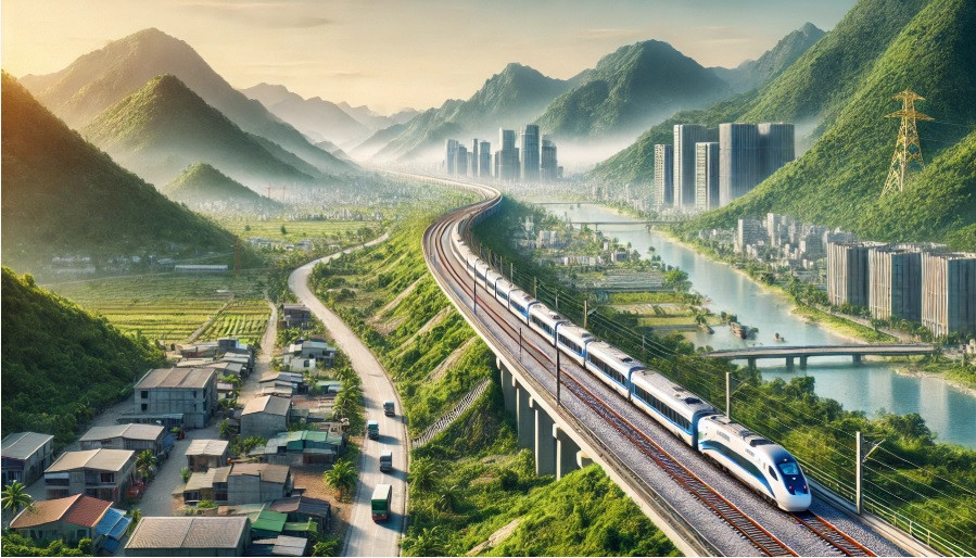 Đường sắt Lào Cai - Hà Nội - Hải Phòng: Đi qua 9 tỉnh thành, tổng vốn hơn 210.000 tỷ- Ảnh 2. Đường sắt Lào Cai - Hà Nội - Hải Phòng: Đi qua 9 tỉnh thành, tổng vốn hơn 210.000 tỷ- Ảnh 2.