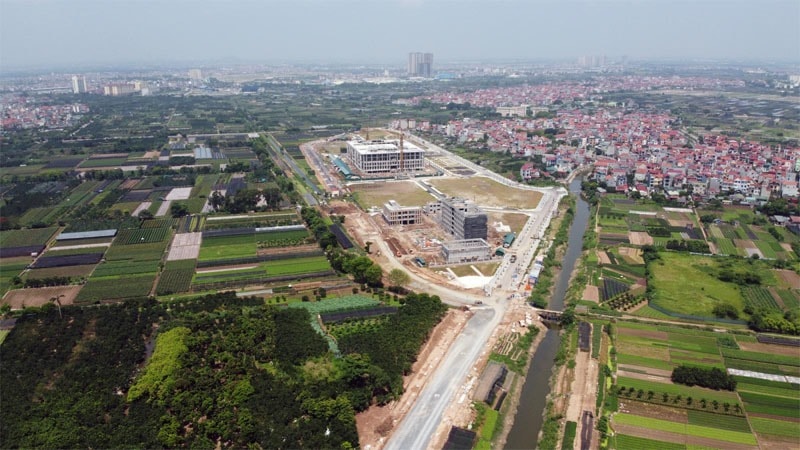 Quận trẻ tuổi nhất Thủ đô chuẩn bị xây dựng 32 tuyến đường mới- Ảnh 1. Quận trẻ tuổi nhất Thủ đô chuẩn bị xây dựng 32 tuyến đường mới- Ảnh 1.