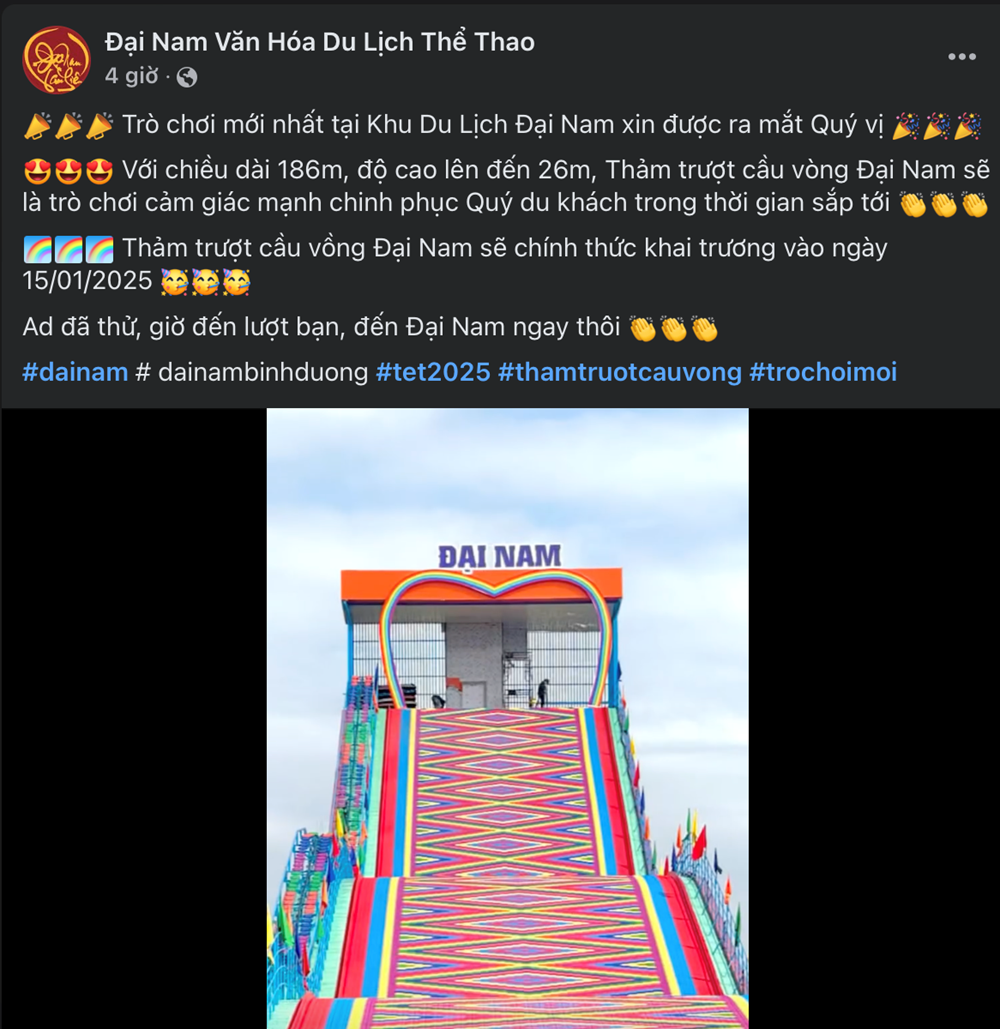 Khu du lịch Đại Nam của vợ chồng bà Nguyễn Phương Hằng chính thức 'tung' trải nghiệm mới cho du khách - ảnh 1