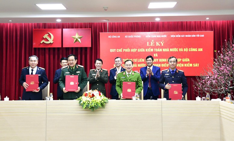 Ký kết quy chế phối hợp công tác giữa Kiểm toán Nhà nước và Bộ Công an- Ảnh 3. Ký kết quy chế phối hợp công tác giữa Kiểm toán Nhà nước và Bộ Công an- Ảnh 3.