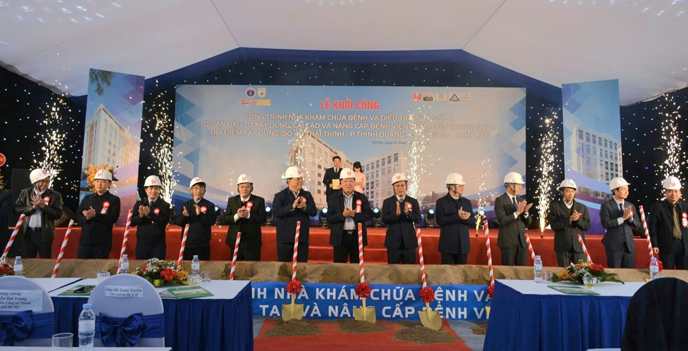 Một bệnh viện Trung ương ở miền Bắc sắp có thêm tòa nhà khám chữa bệnh, điều trị với diện tích mặt bằng gần 1.000m2, quy mô 100 giường bệnh - ảnh 1