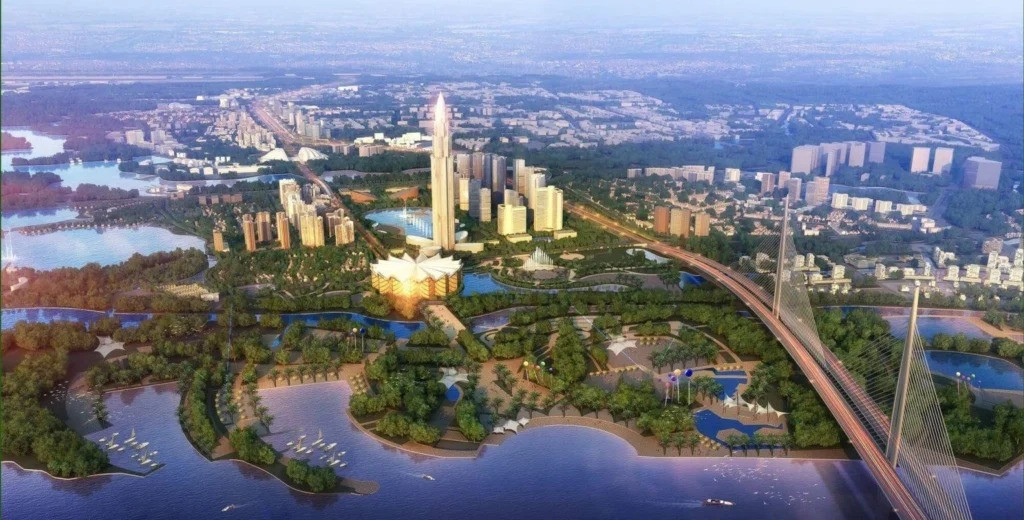 Tòa tháp chọc trời 108 tầng cao nhất Việt Nam: Cảm hứng thiết kế từ áo dài, dự kiến hoàn thành năm 2032- Ảnh 1. Tòa tháp chọc trời 108 tầng cao nhất Việt Nam: Cảm hứng thiết kế từ áo dài, dự kiến hoàn thành năm 2032- Ảnh 1.