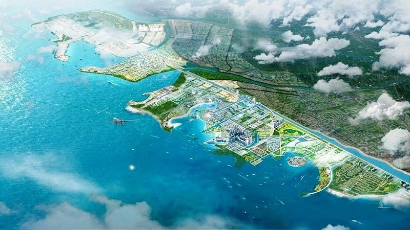 Phối cảnh Khu kinh tế Ninh Cơ (Nam Định). Ảnh minh họa Phối cảnh Khu kinh tế Ninh Cơ (Nam Định). Ảnh minh họa