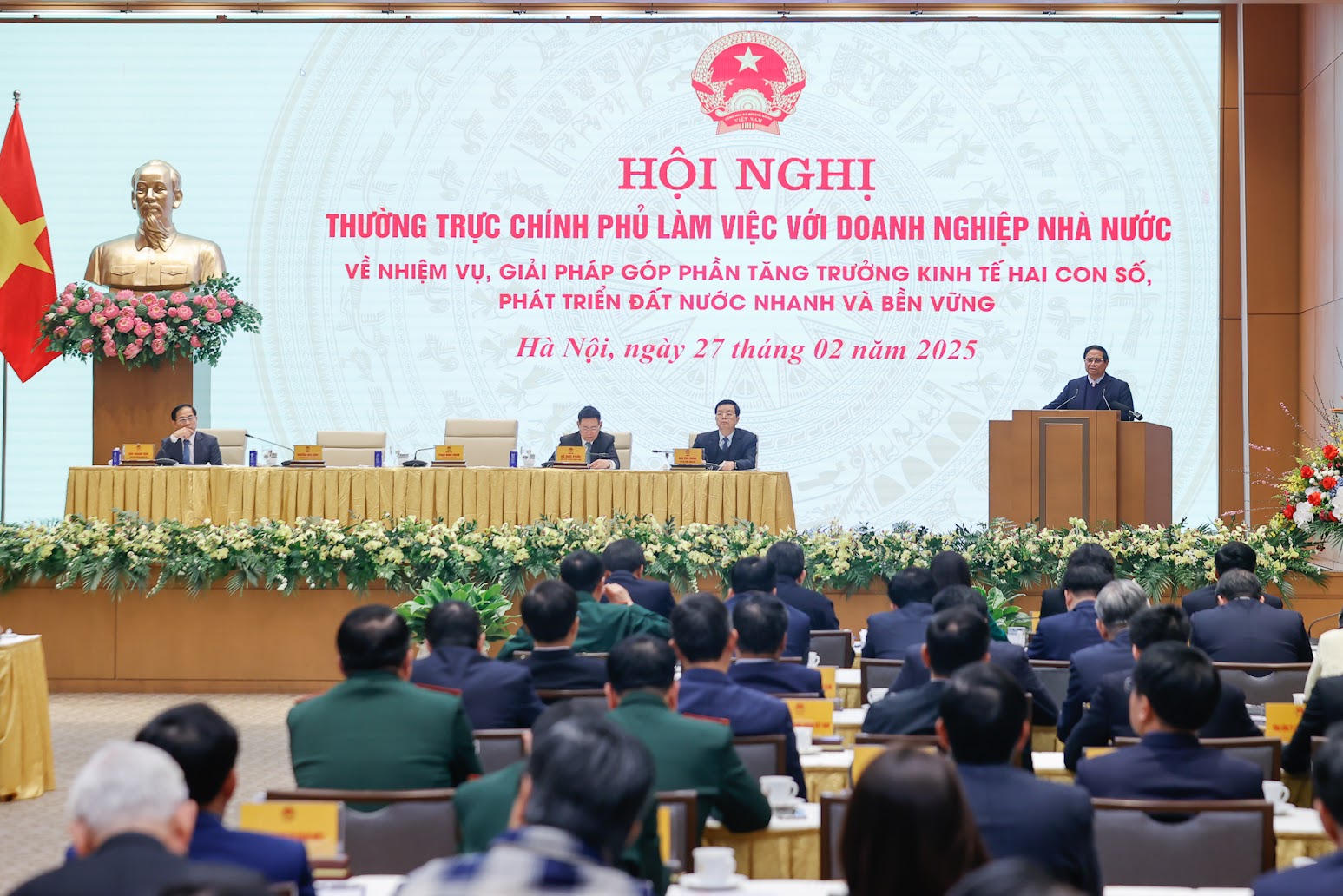 TỔNG THUẬT: Hội nghị Thường trực Chính phủ làm việc với DNNN thúc đẩy tăng trưởng kinh tế- Ảnh 22.