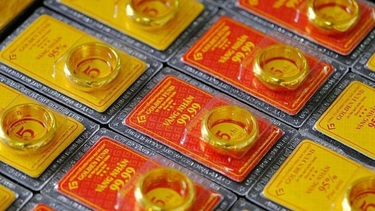 Giá vàng nhẫn tiếp tục tăng, thêm hơn nửa triệu đồng mỗi lượng