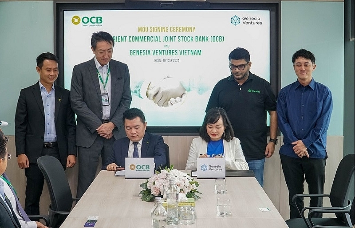 OCB và Quỹ đầu tư Genesia Ventures Việt Nam ký kết hợp tác chiến lược